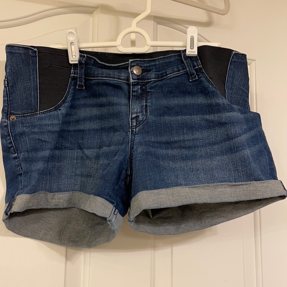 Isabel Maternity Midi Jean Short- Size 8